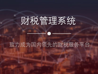 财税管理系统